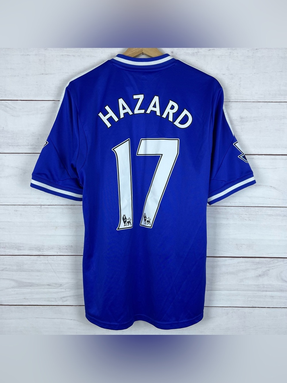 Adidas 2013/14 Chelsea Hazard #17 Soccer Jersey Home Z27633 Men’s Size Medium